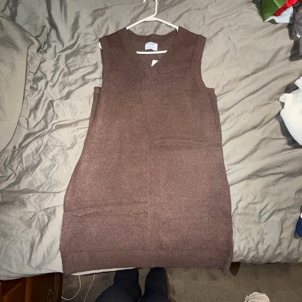 Old Navy Sleeveless Brown Mini Dress